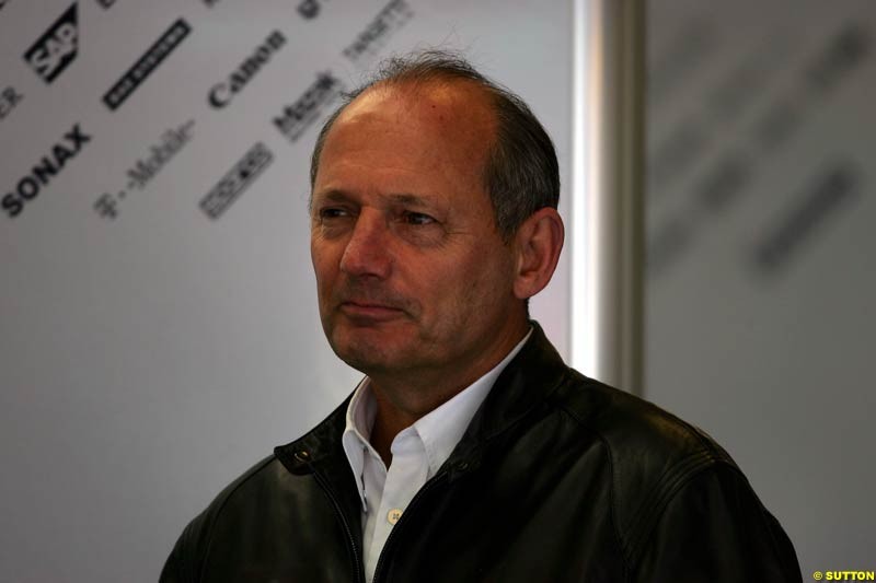 Ron Dennis, British GP, Friday July 9th, 2004.