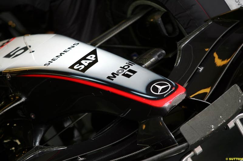 Mclaren-Mercedes, British GP, Friday July 9th, 2004.