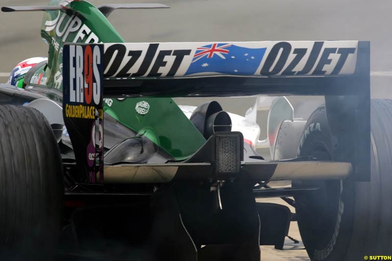 Minardi-Cosworth, British GP, Friday July 9th, 2004.