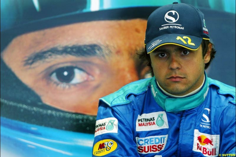 Felipe Massa, British GP, Friday July 9th, 2004.