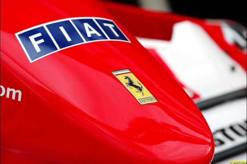 Ferrari, British GP, Friday July 9th, 2004.