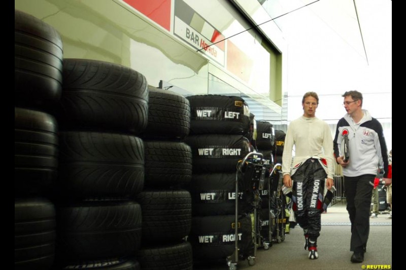 Jenson Button, British GP, Friday July 9th, 2004.