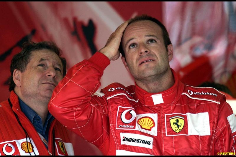 Rubens Barrichello, British GP, Friday July 9th, 2004.