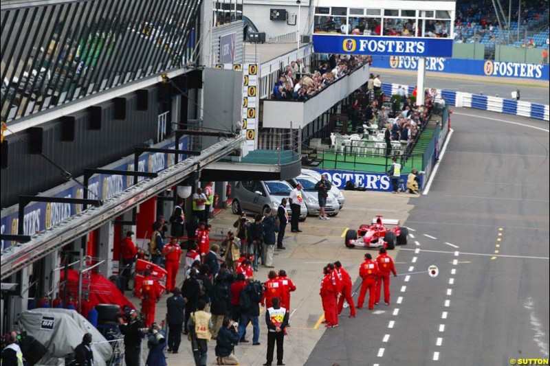British GP, Friday July 9th, 2004.