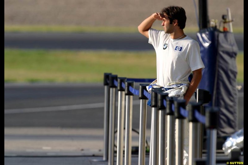 Antonio Pizzonia,  Jerez testing, Friday July 16th, 2004.