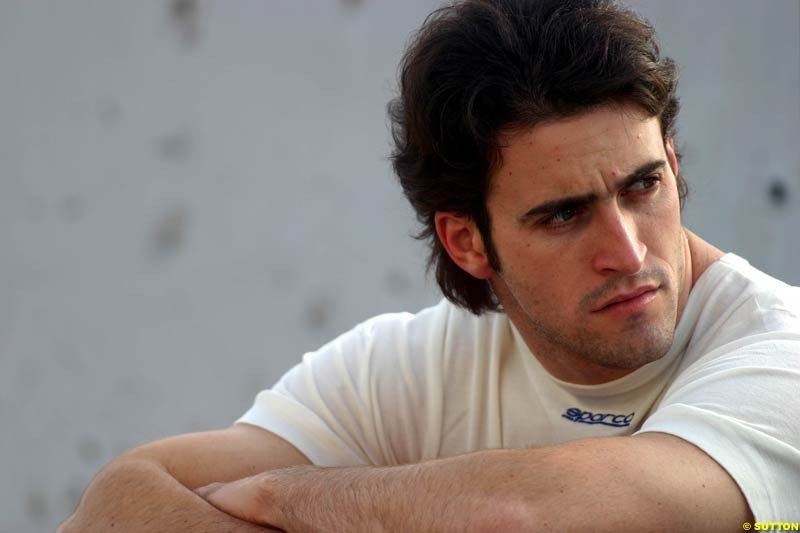 Ricardo Zonta, Jerez testing, Friday July 16th, 2004.