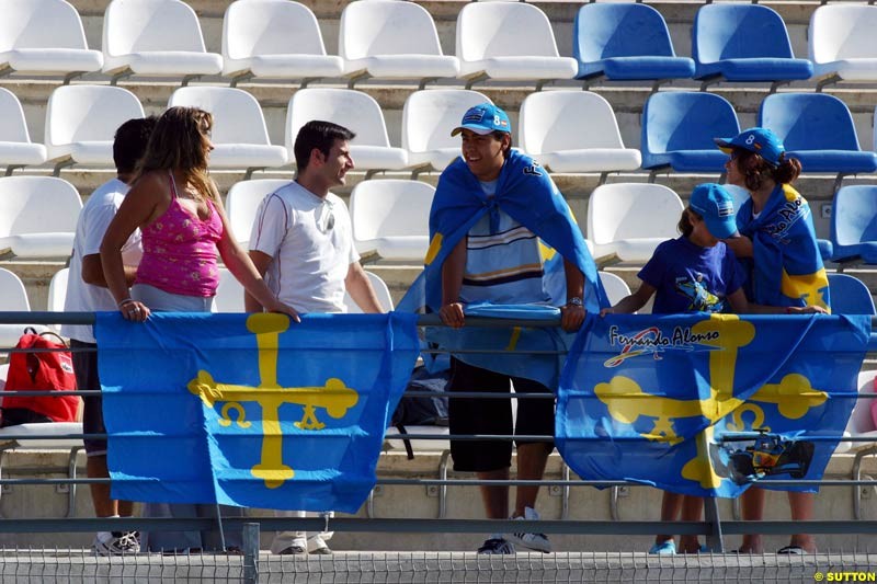 Jerez testing, Thursday July 15th, 2004.
