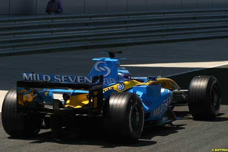 Franck Montagny, Jerez testing, Wednesday July 14th, 2004.