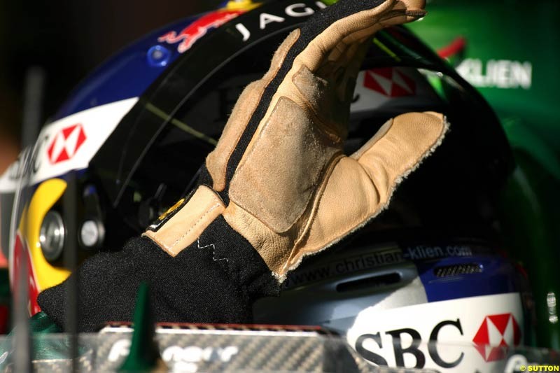 Christian Klien, Jerez Testing, Wednesday July 14th, 2004.