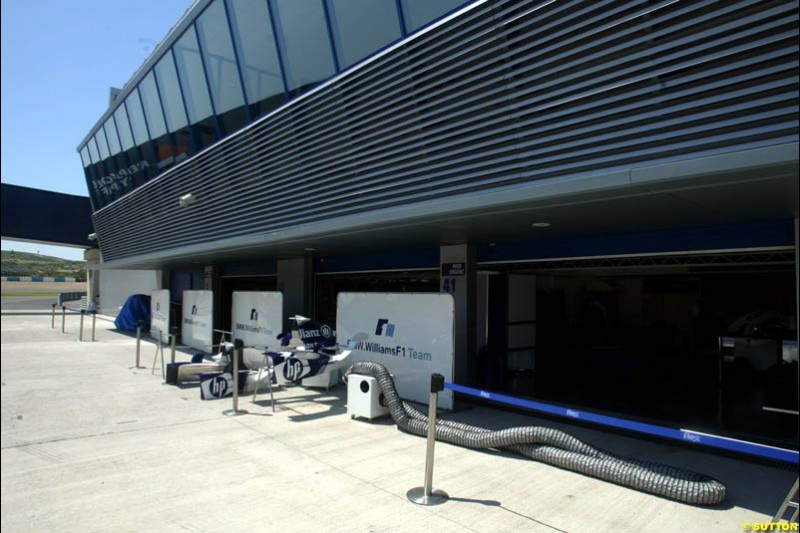 BMW-Williams, Jerez testing, Tuesday July 13th, 2004.