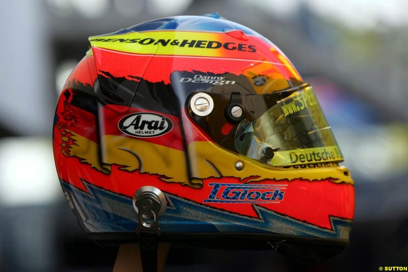 German GP, Thursday July 22nd, 2004.