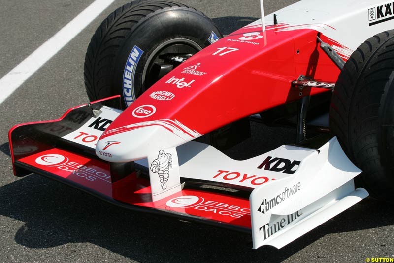 Toyota,  German GP, Thursday July 22nd, 2004.