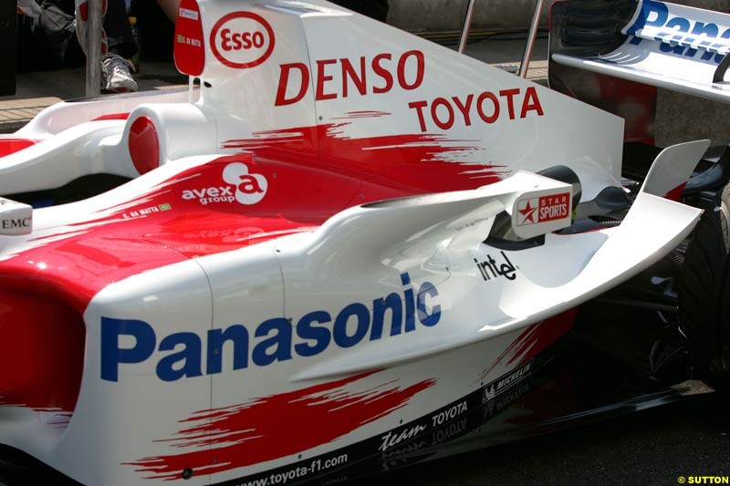 Toyota, German GP, Thursday July 22nd, 2004.