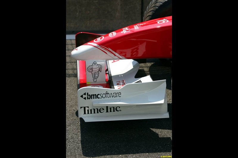 Toyota, German GP, Thursday July 22nd, 2004.