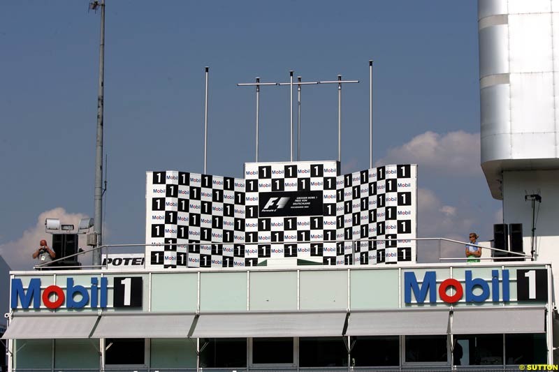 German GP, Thursday July 22nd, 2004.