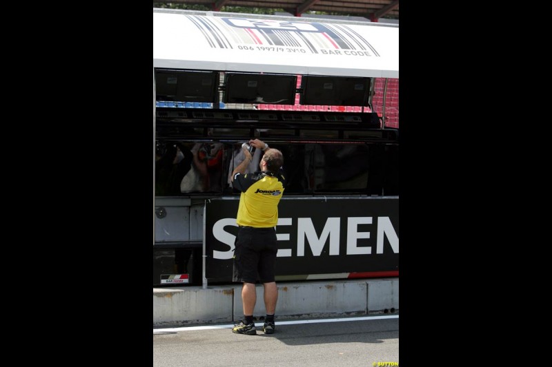 German GP, Thursday July 22nd, 2004.