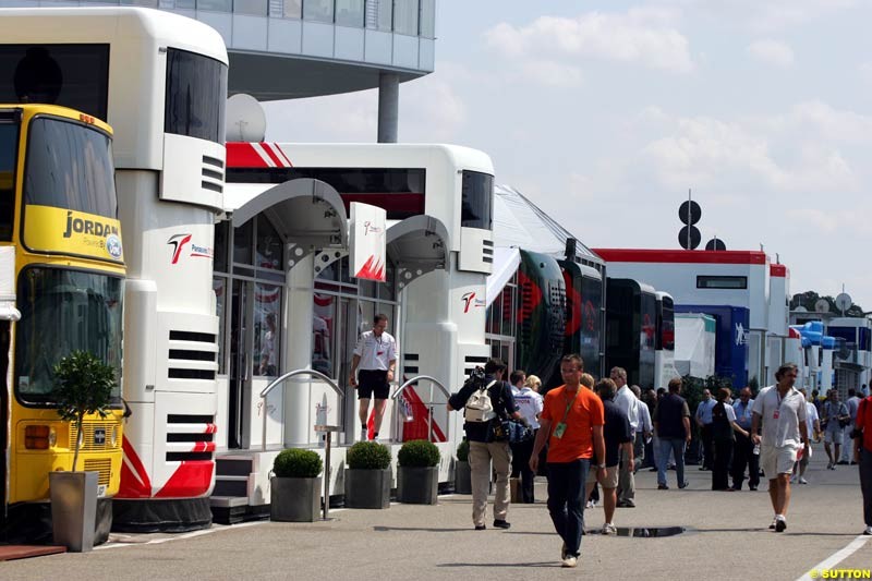 German GP, Thursday July 22nd, 2004.