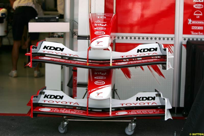 Toyota, German GP, Thursday July 22nd, 2004.