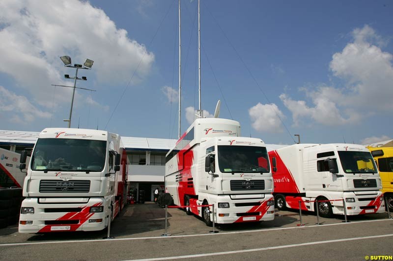 Toyota, German GP, Thursday July 22nd, 2004.