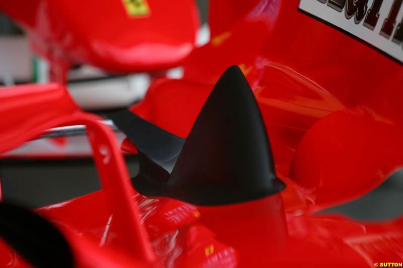 Ferrari, German GP, Thursday July 22nd, 2004.