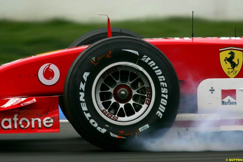 Ferrari, German GP, Saturday July 24th, 2004.