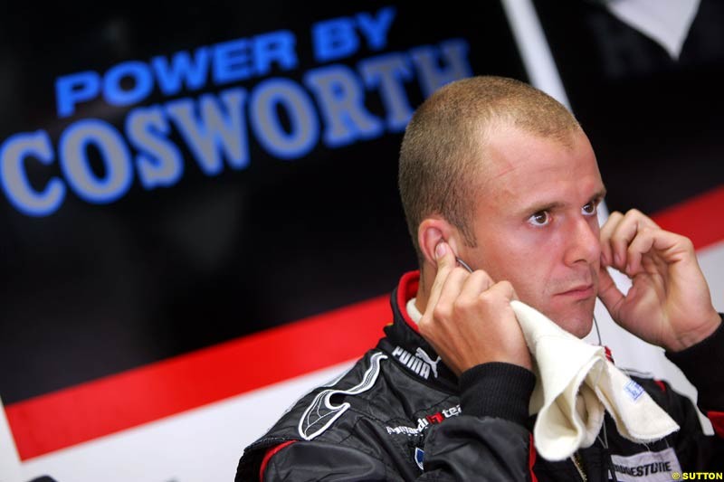 Gimmi Bruni, German GP, Saturday July 24th, 2004.