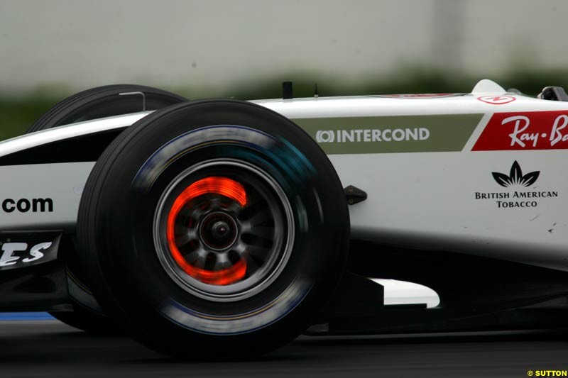BAR-Honda, German GP, Saturday July 24th, 2004.