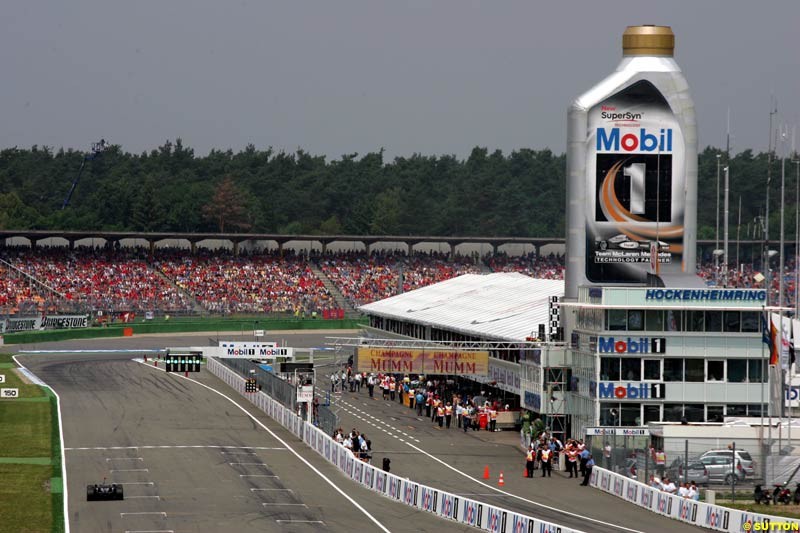 German GP, Saturday July 24th, 2004.