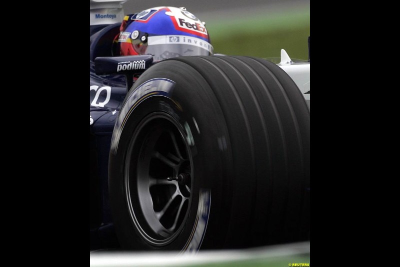 Juan Pablo Montoya, Williams. German Grand Prix, Hockenheim, July 24th, 2004.