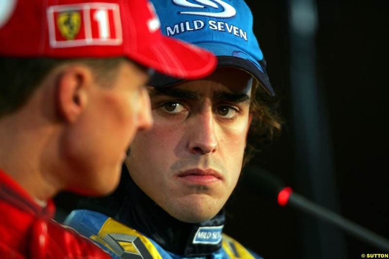 Fernando Alonso, German GP, July 25th, 2004.