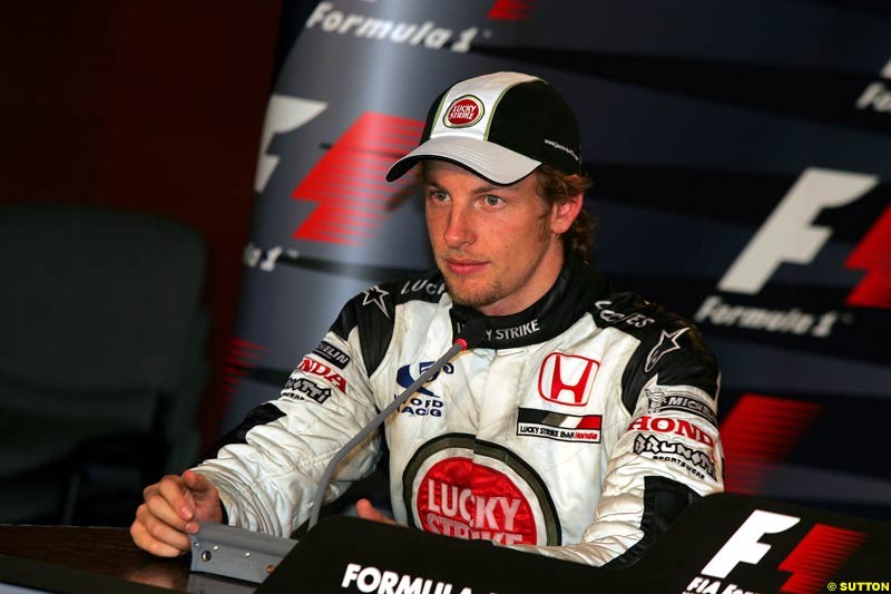 Jenson Button, German GP, July 25th, 2004.