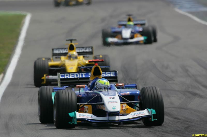 Giancarlo Fisichella, Sauber-Petronas, German GP, Sunday July 25th, 2004.