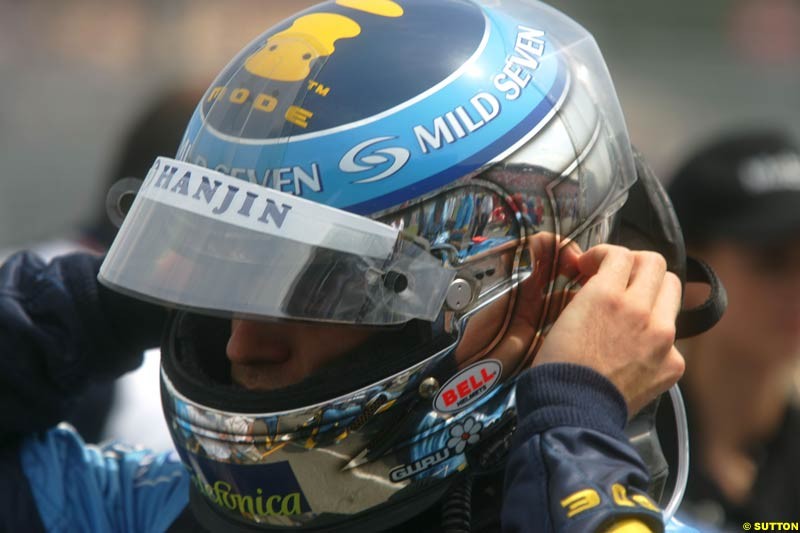 Jarno Trulli, German GP, Sunday July 25th, 2004.