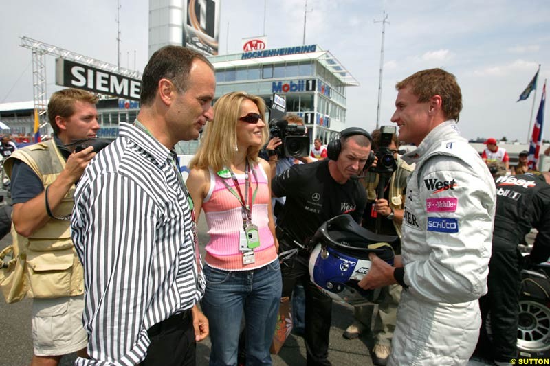 David Coulthard, German GP, Sunday July 25th, 2004.