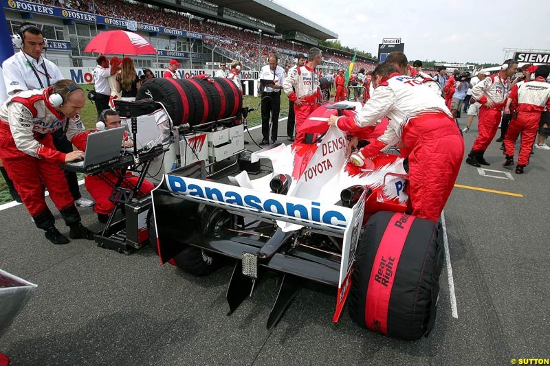 Toyota, German GP, Sunday July 25th, 2004.