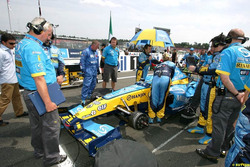 Renault, German GP, Sunday July 25th, 2004.