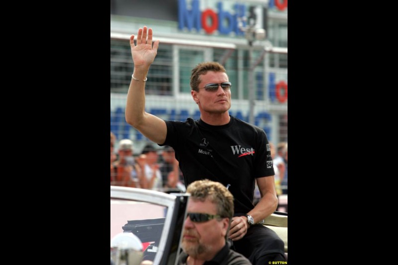 David Coulthard, German GP, July 25th, 2004.