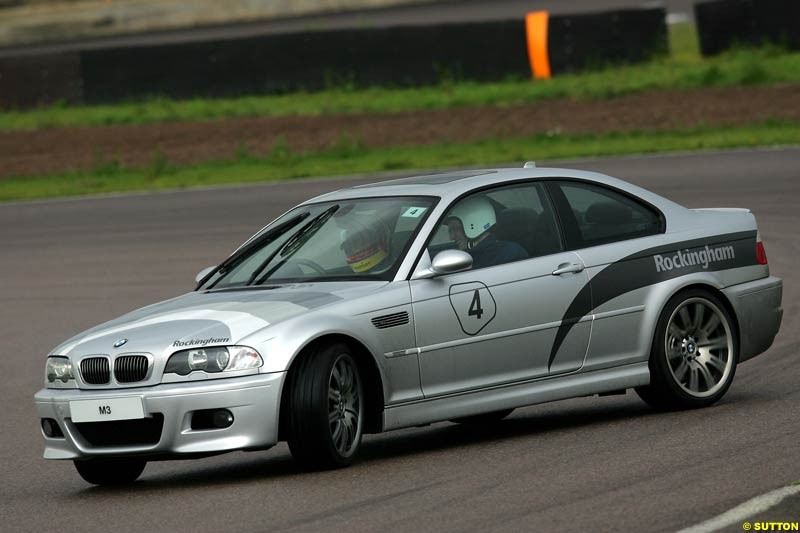 Juan Pablo Montoya, HP Track Day, Rockingham Motor Speedway, 23 August 2004.