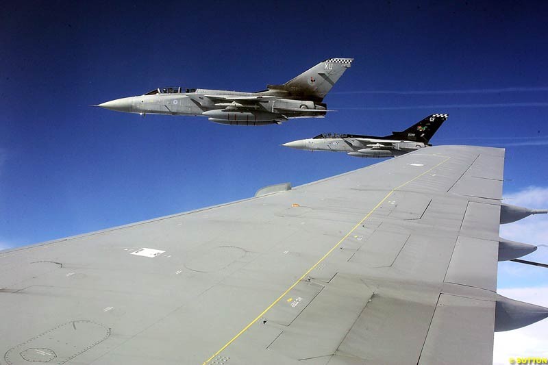 Tornado, Jordan Meet the Royal Air Force, VC10 Air-to-Air Refuelling, RAF Brize Norton, England. 24 August 2004.