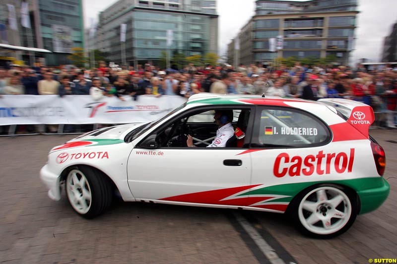 Toyota Corolla WRC, Toyota City Grand Prix, Cologne, Germany; August 22nd, 2004.