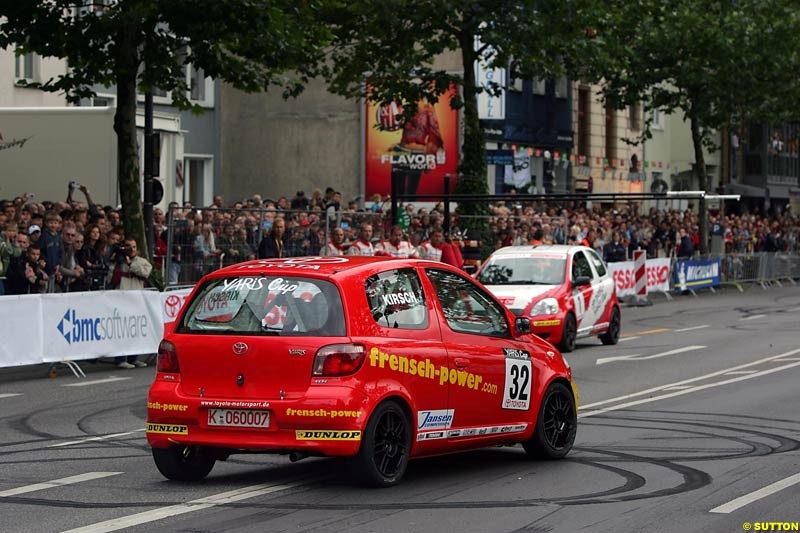 Toyota Yaris, Toyota City Grand Prix, Cologne, Germany; August 22nd, 2004.