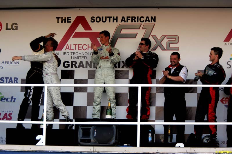Minardi F1x2 Charity Grand Prix, Kyalami, Johannesburg. South Africa, 5-9 August 2004.