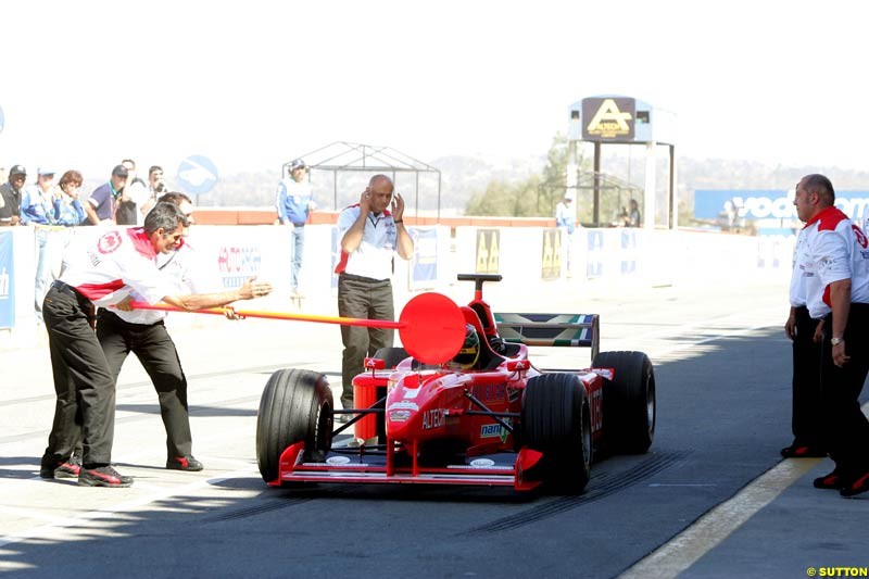  Minardi F1x2 Charity Grand Prix, Kyalami, Johannesburg. South Africa, 5-9 August 2004.
