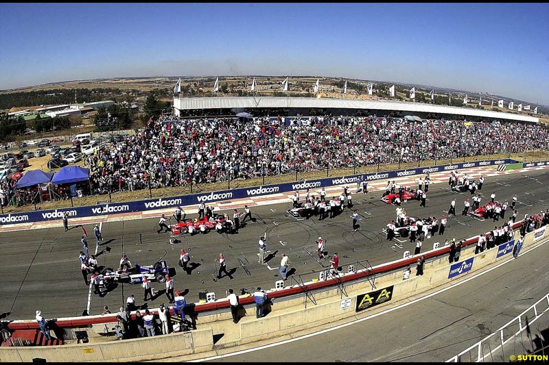 Minardi F1x2 Charity Grand Prix, Kyalami, Johannesburg. South Africa, 5-9 August 2004.