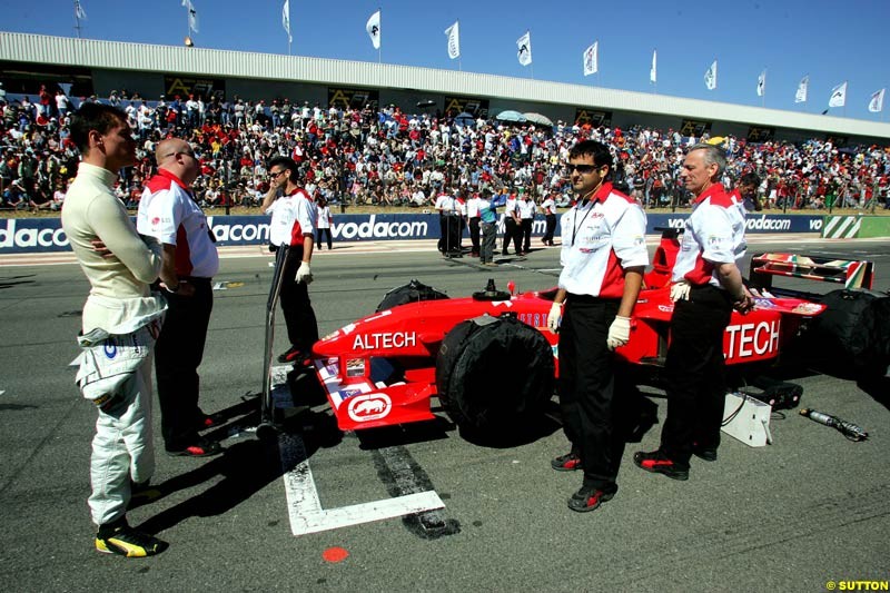  Minardi F1x2 Charity Grand Prix, Kyalami, Johannesburg. South Africa, 5-9 August 2004.
