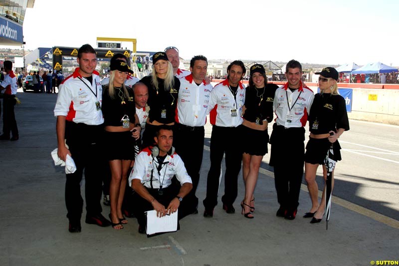 Minardi F1x2 Charity Grand Prix, Kyalami, Johannesburg. South Africa, 5-9 August 2004.