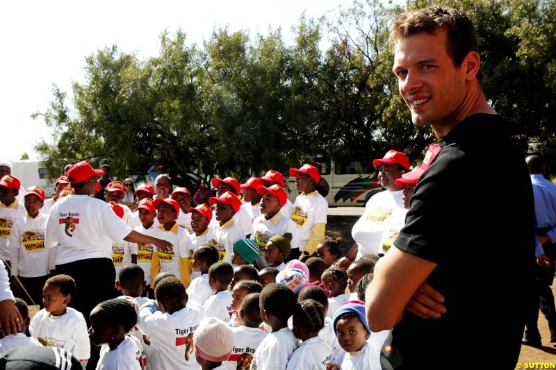 Alex Wurz, Minardi F1x2 Charity Grand Prix, Kyalami, Johannesburg. South Africa, 5-9 August 2004.