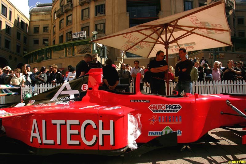 Minardi F1x2 Charity Grand Prix, Kyalami, Johannesburg. South Africa, 5-9 August 2004.