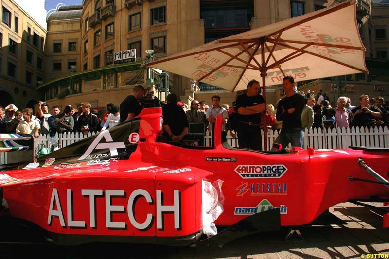  Minardi F1x2 Charity Grand Prix, Kyalami, Johannesburg. South Africa, 5-9 August 2004. 
