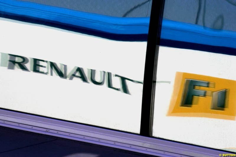 Renault, Jerez Testing, January 12th, 2005.